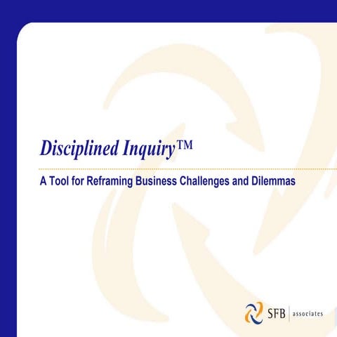 Intro to Disciplined Inquiry
