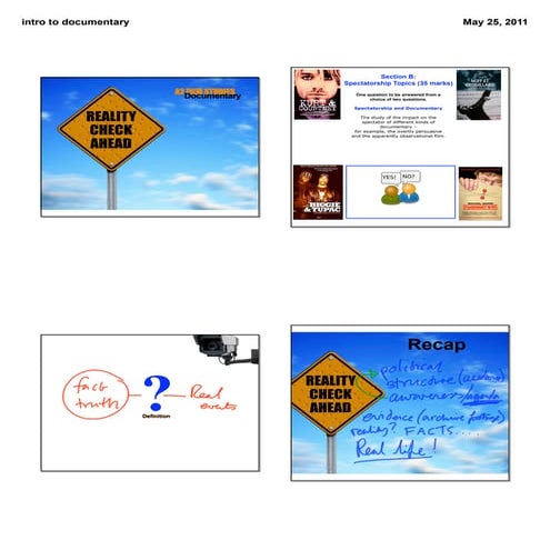 Intro to documentary