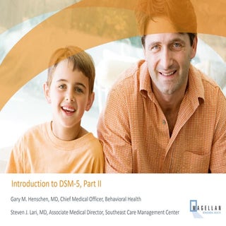 Intro to DSM-5   Part 2 by Magellan...