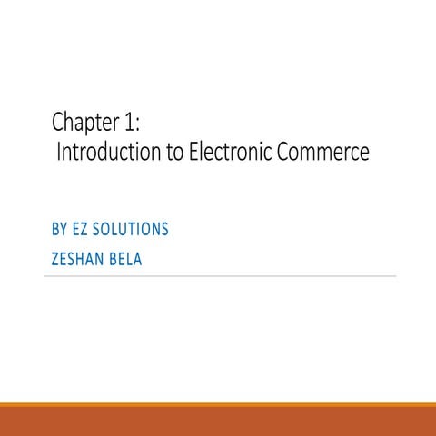 intro to eCommerce by Ez Solutions - Zeshan Bela.ppt