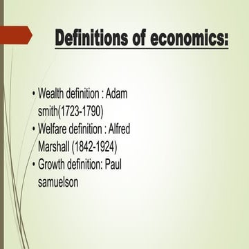 Intro to economics