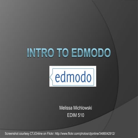 Intro to Edmodo