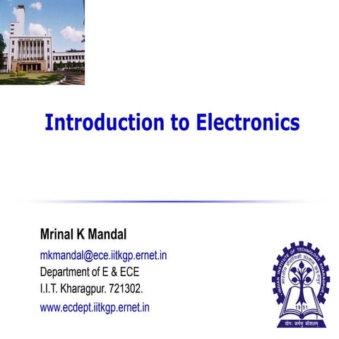Introduction to Electronics