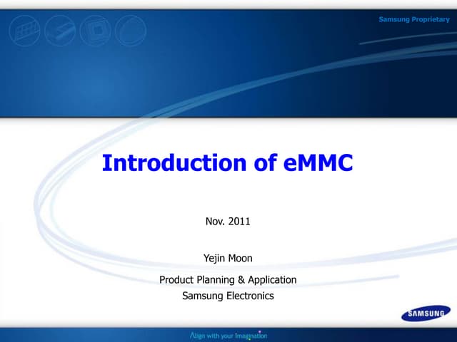 Q4.11: Introduction to eMMC