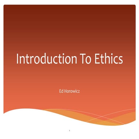 Introduction to Healthcare Ethics