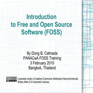 Introduction to Free and Open Sourc...