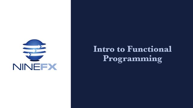 Introduction to Functional Programming