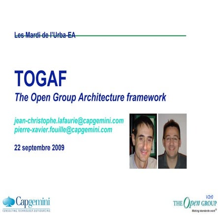 Introduction à TOGAF