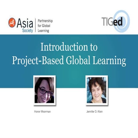 Intro to Global PBL - GEC 2012