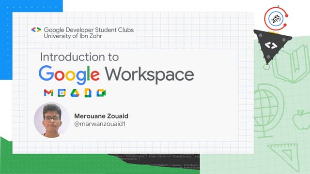 GDSCUIZ: Intro to Google Workspace
