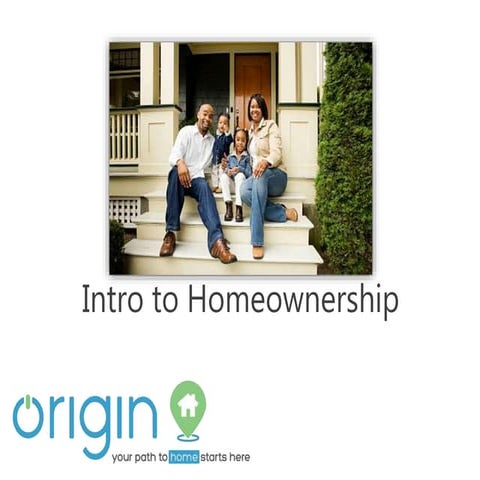 Intro to Homeownership Workshop