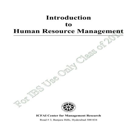 Intro to hrm