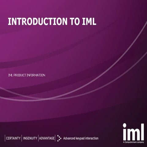 Introduction to iml keypads