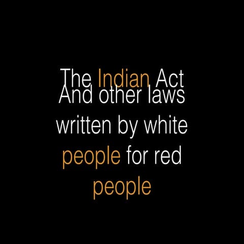 Intro to indian act