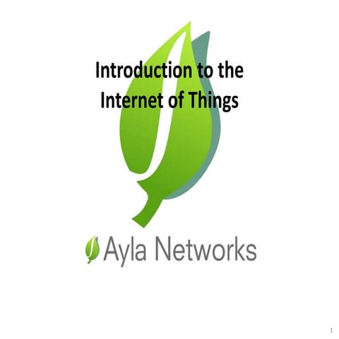 Ayla Networks IoT Platform & Use Cases