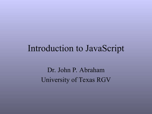 INTRO TO JAVASCRIPT basic to adcance.ppt