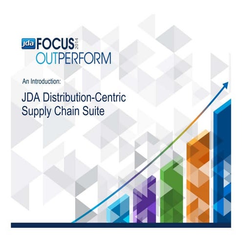 JDA Distribution-Centric Supply Chain Suite - Enabling Intelligent and Profitable Distribution Decision Making