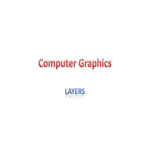 Intro To Layers