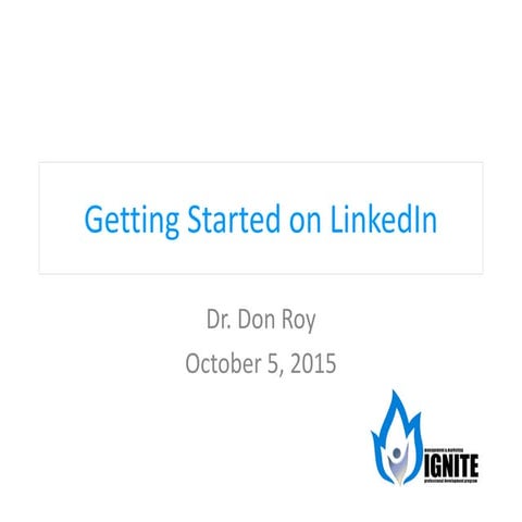 Getting Started on LinkedIn