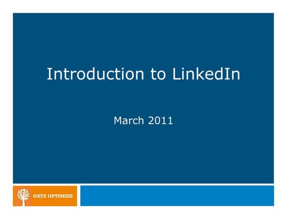 Creating a LinkedIn Profile | PPT