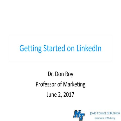 Introduction to LinkedIn