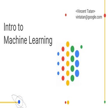 Intro to ml lesson vincent