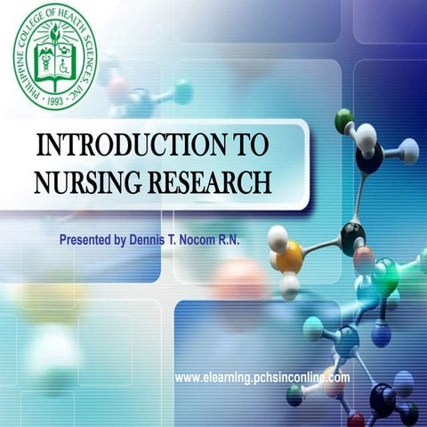 Introto Nursing Research  Show