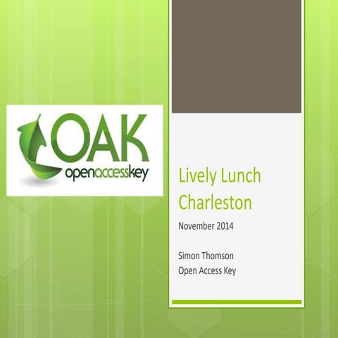 How to Handle Article Processing Charges: Introduction to Open Access Key