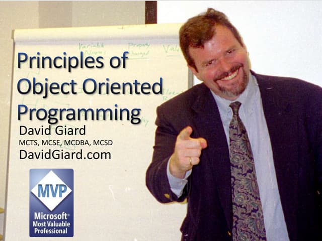Intro to object oriented programming | PPT