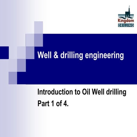 Intro to oil well drilling ops pt 1