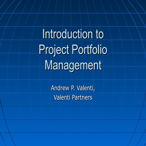 Introtoportfoliomanagement1 1276967502489-phpapp01