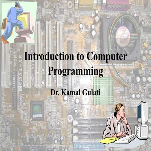 Introduction to Computer Programming | PPT