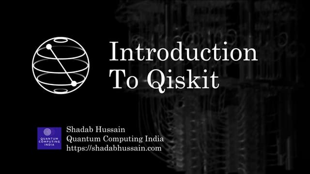 Introduction to Qiskit