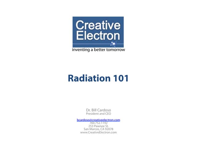 Radiation 101