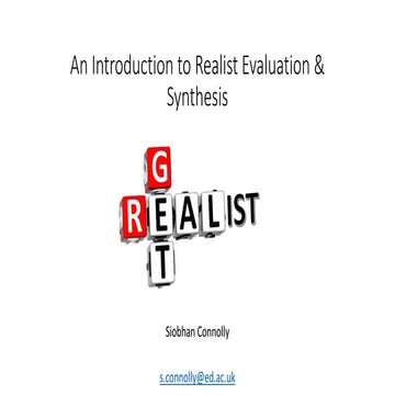 Intro to realist research