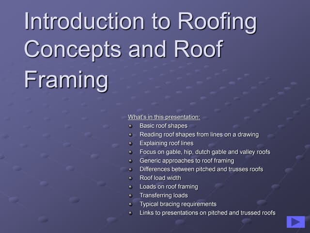 Framing a roof | PDF