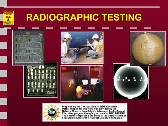 Radiographic Testing (RT)- NDT | PDF