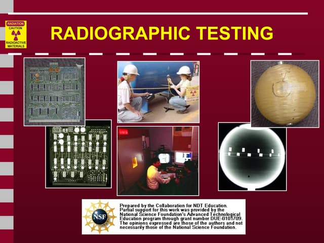 Radiographic Testing (RT)- NDT | PDF