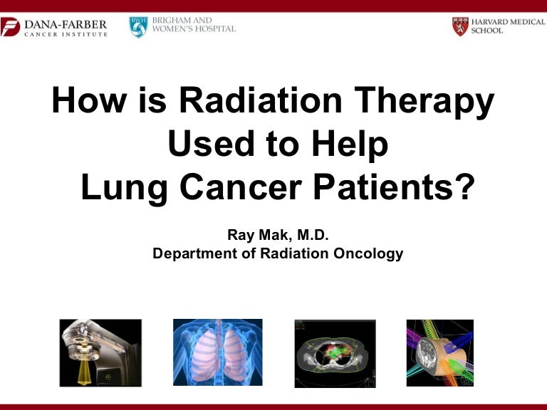 How is Radiation Therapy Used to Help Lung Cancer Patients?