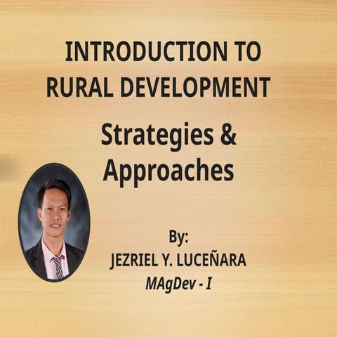 Rural development ppt | PPTX