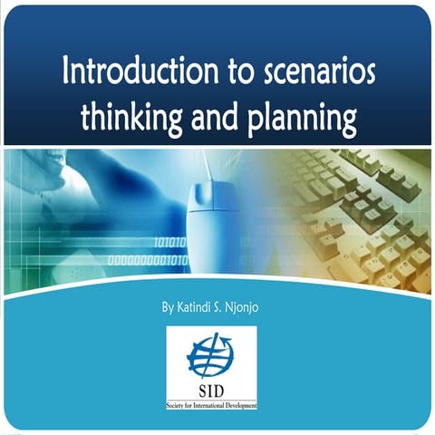 Foresight: Introduction to scenarios (AASW6 - Ghana)
