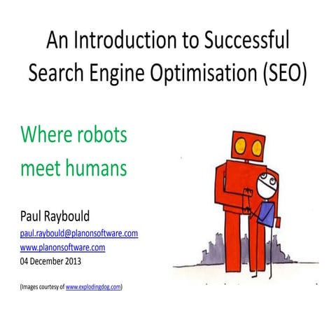 Successful SEO: Where Robots Meet Humans
