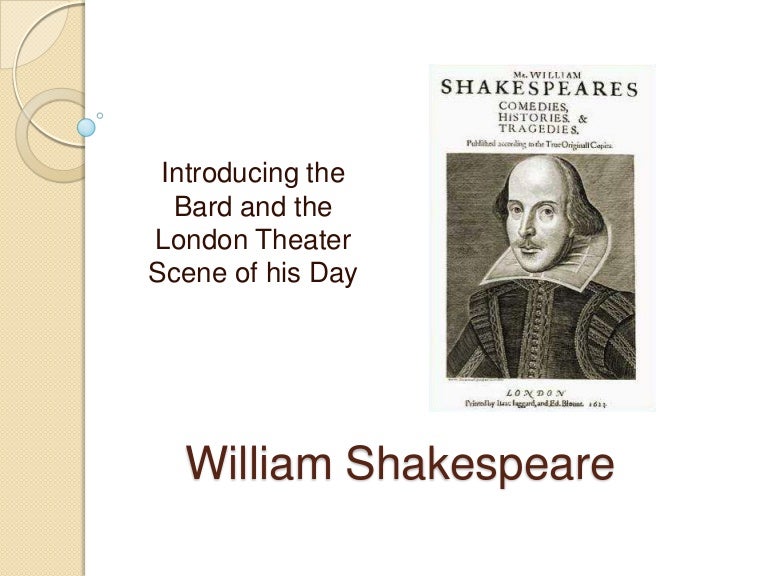 Introduction to William Shakespeare