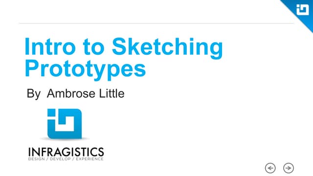 Intro to Sketching Prototypes