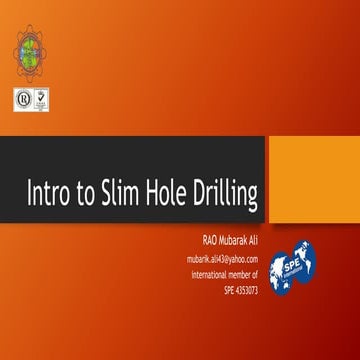 introduction to slim hole drilling
