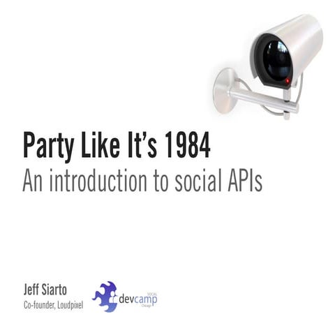 Introduction to Social APIs