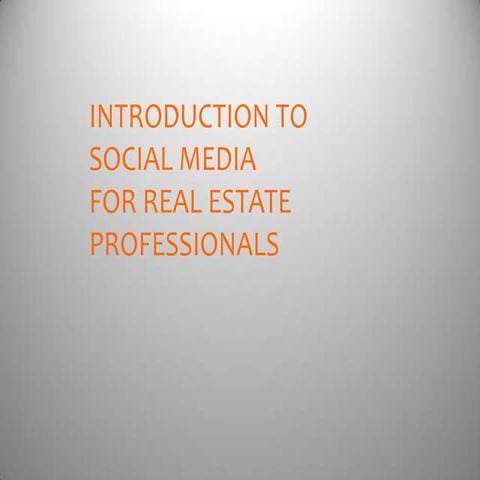 Intro to social media
