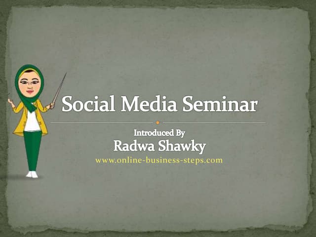 Intro to social media seminar