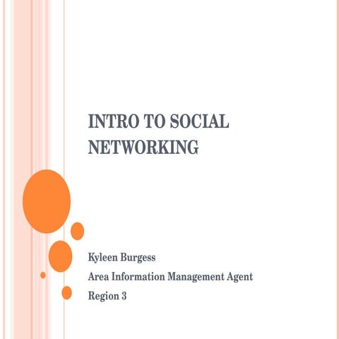 Intro to Social Networking