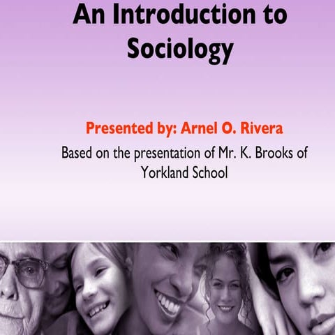 Intro to sociology